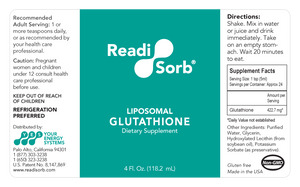 ReadiSorb Liposomal Glutathione